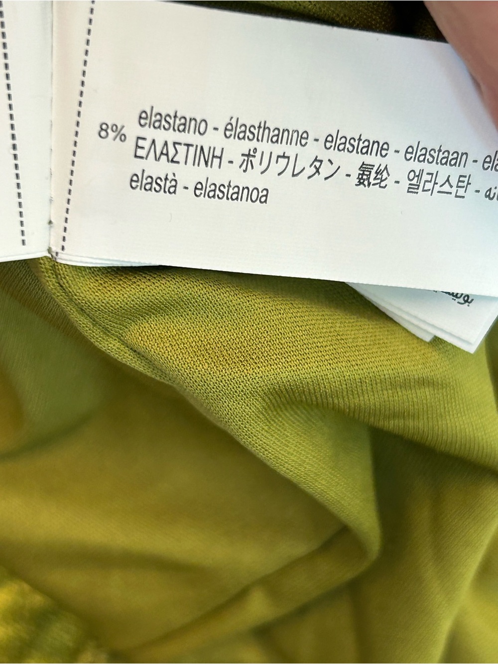 ZARA Olive Green Crushed Velvet Ruched Midi Dress Scarf Neck Size L NWT - Picture 13 of 16